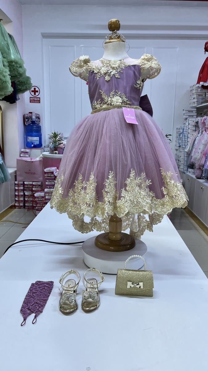Vestido Bruselas Malva