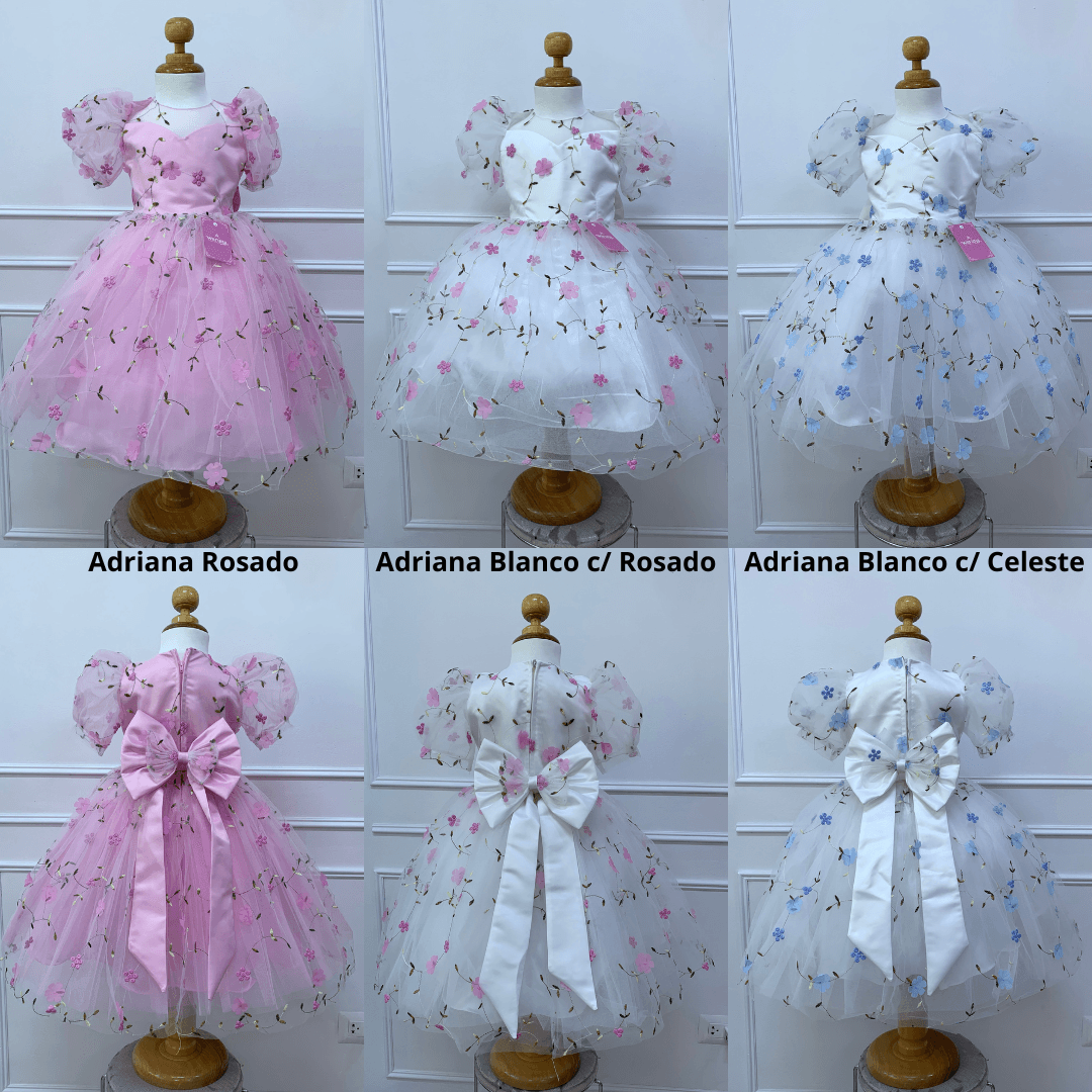Vestido Adriana Rosado