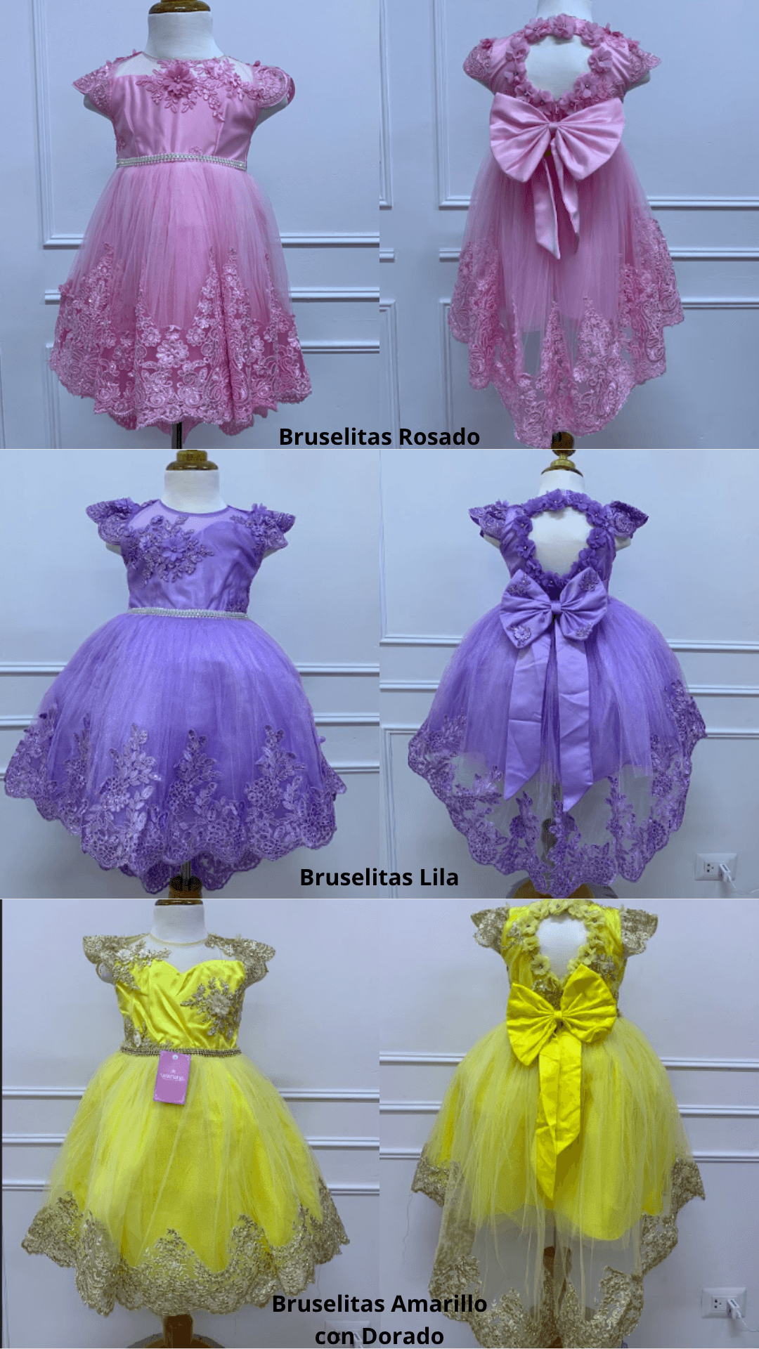 Vestido Bruselitas Verde Olivo (Tallas 10-16)