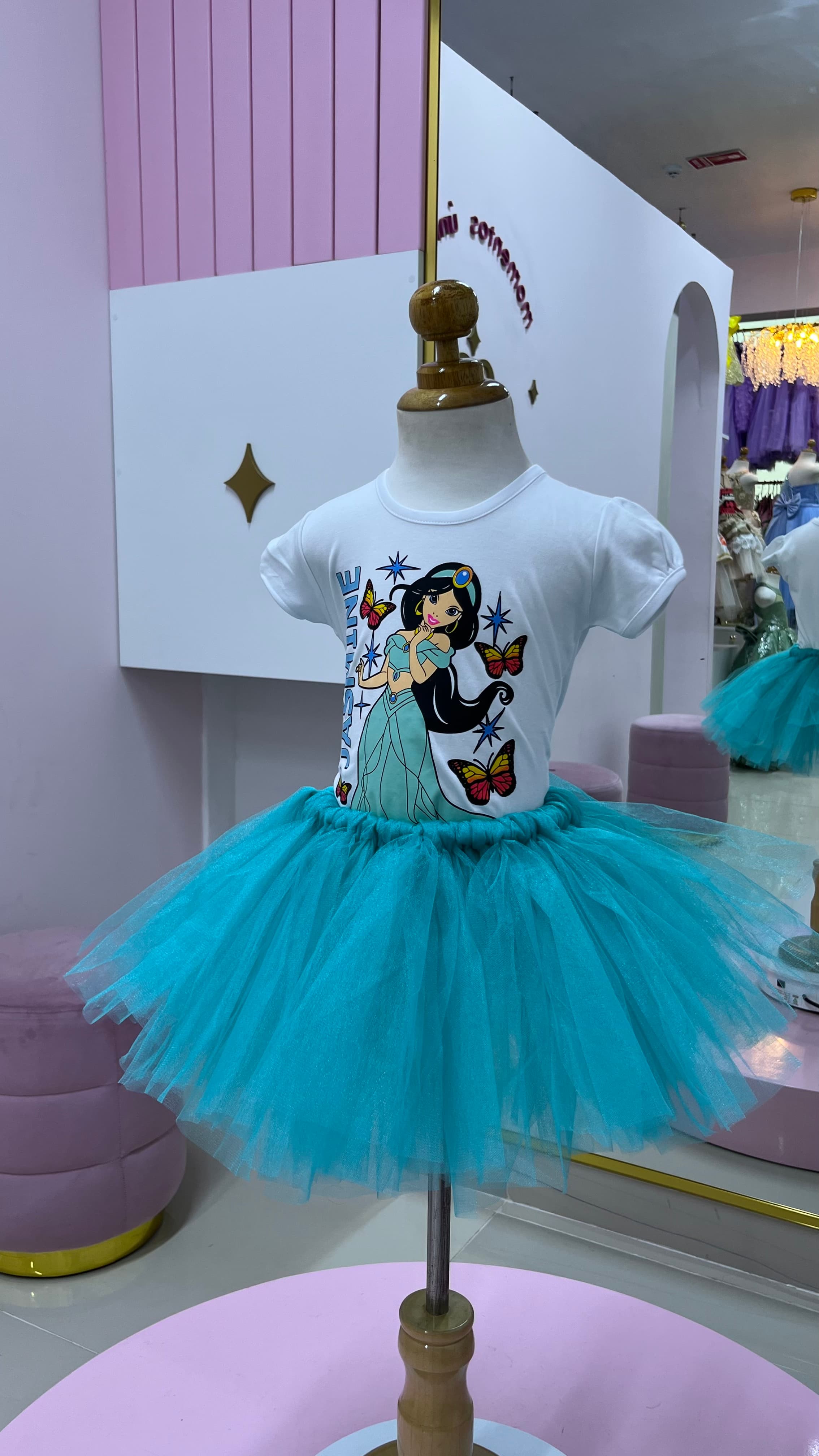 Combo Tutú y Polo Princesa Jazmin — S,M,L