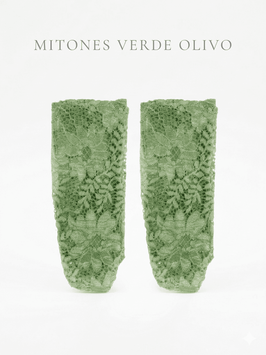 Mitones verde olivo — Mitones verde olivo