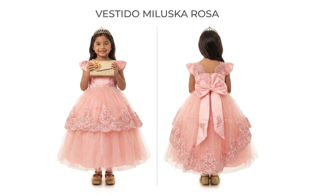 Vestido Miluska Rosa