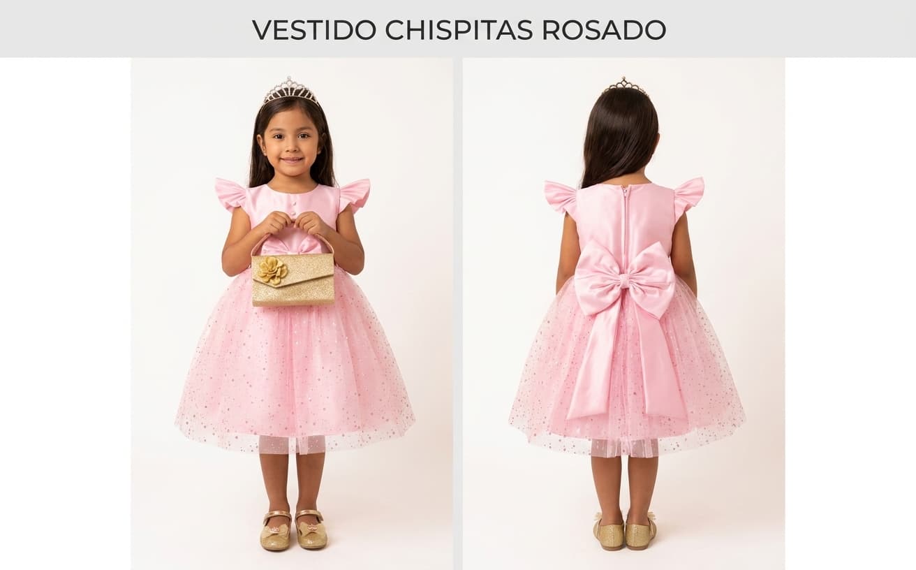 Chispitas rosado — Chispitas rosado - Talla 6