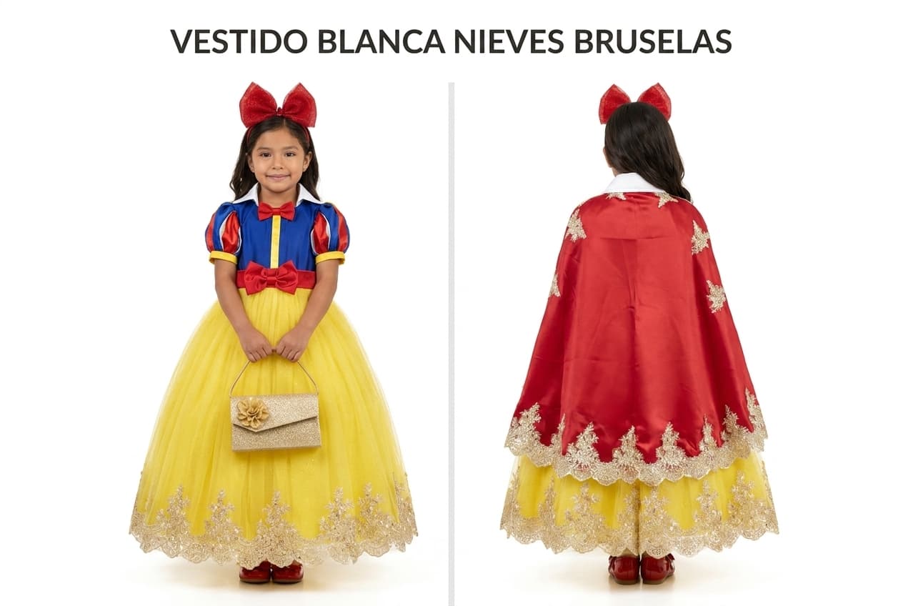 Vestido Blanca Nieves Bruselas