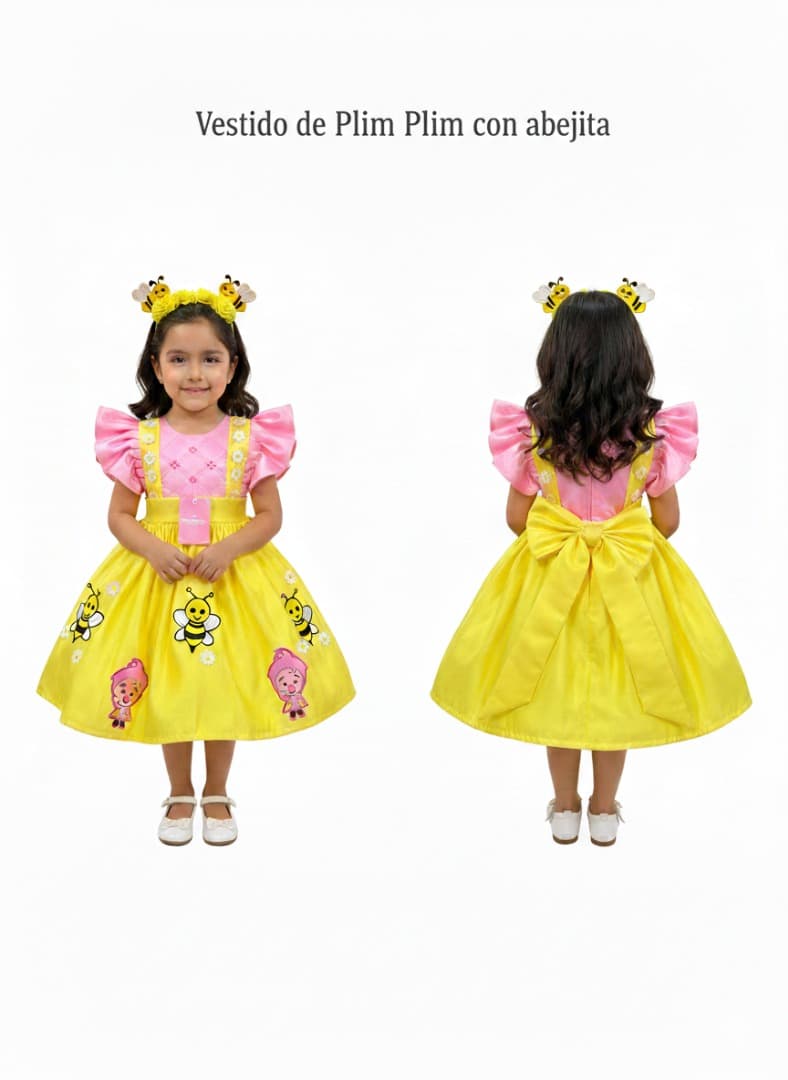 Vestido Abeja con Plim Plim